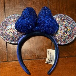 Disney 2020 Raibow Glitter Minnie Mouse Ears